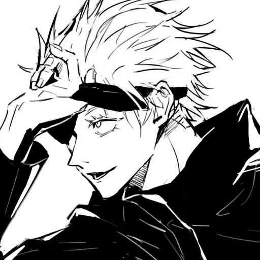 😏 Стикер «Gojo Satoru Jujutsu Kaisen» для Telegram