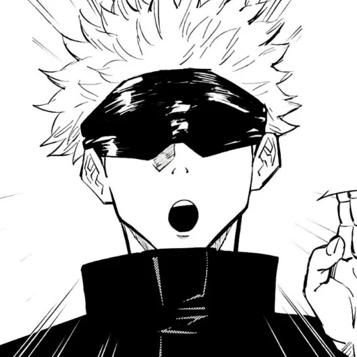 😳 Стикер «Gojo Satoru Jujutsu Kaisen» для Telegram