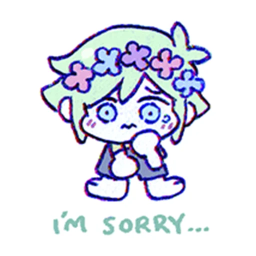 😥 Стикер «i love omori sm» для Telegram