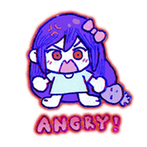 😡 Стикер «i love omori sm» для Telegram
