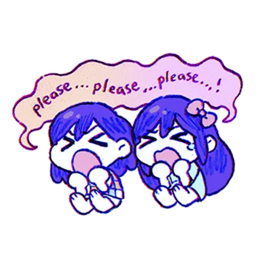 🥺 Стикер «i love omori sm» для Telegram