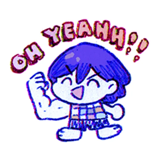 💪 Стикер «i love omori sm» для Telegram