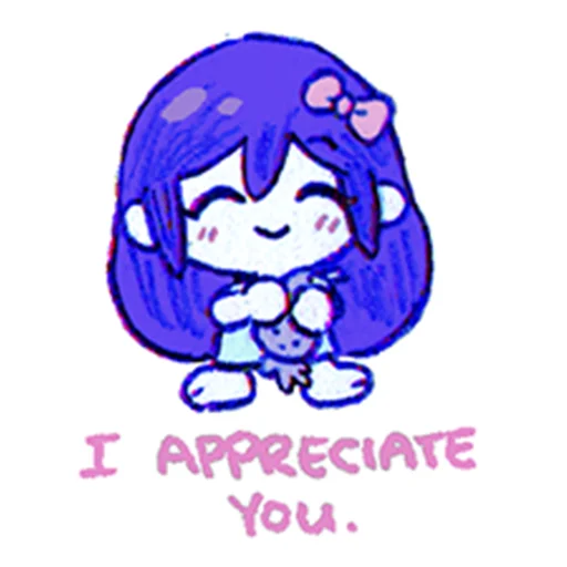 🥰 Стикер «i love omori sm» для Telegram