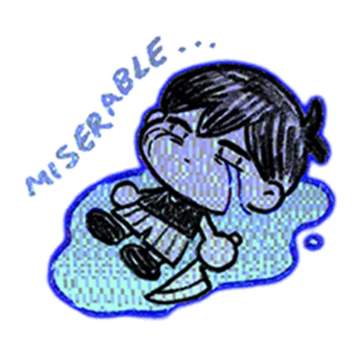 😭 Стикер «i love omori sm» для Telegram