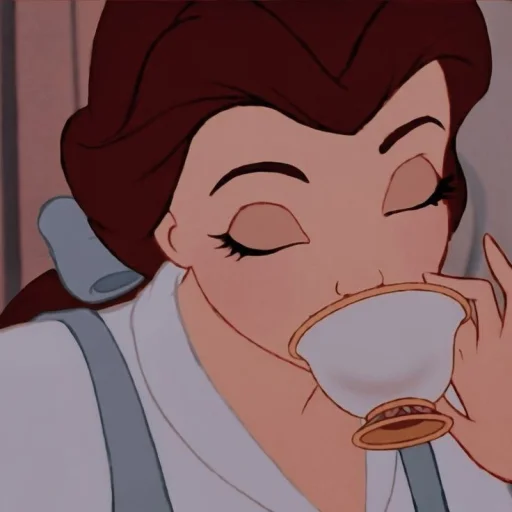 📚 Стикер «Белль Belle» для Telegram