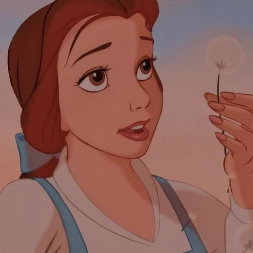 📚 Стикер «Белль Belle» для Telegram