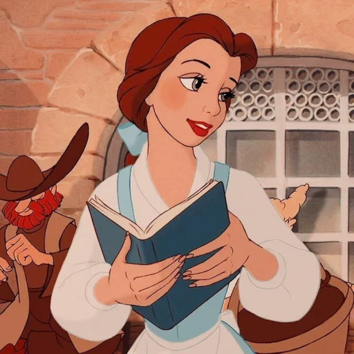 📚 Стикер «Белль Belle» для Telegram