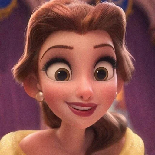 📚 Стикер «Белль Belle» для Telegram