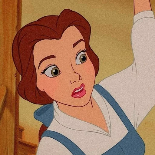 📚 Стикер «Белль Belle» для Telegram