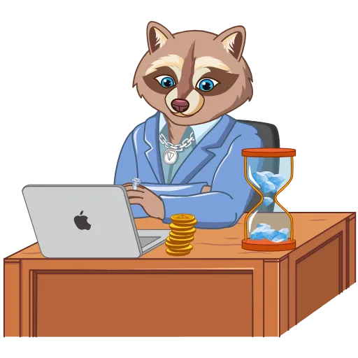 🤔 Стикер «Я люблю TON» для Telegram