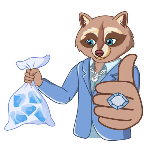 👍 Стикер «Я люблю TON» для Telegram