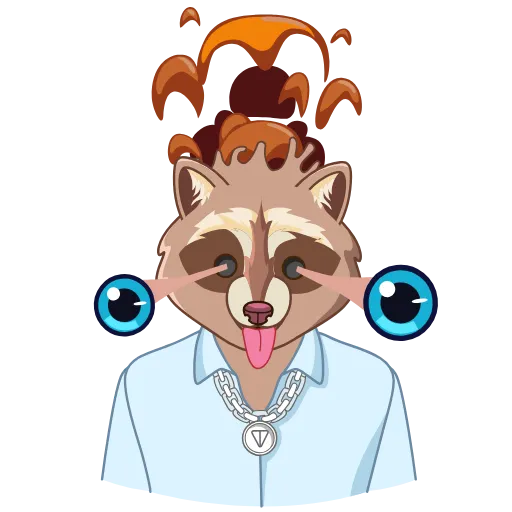 🤯 Стикер «Я люблю TON» для Telegram
