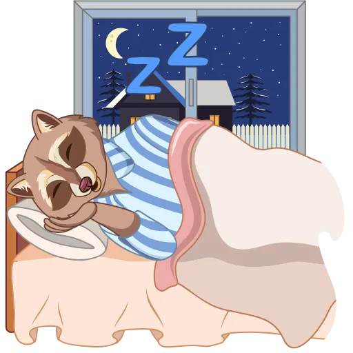 😴 Стикер «Я люблю TON» для Telegram