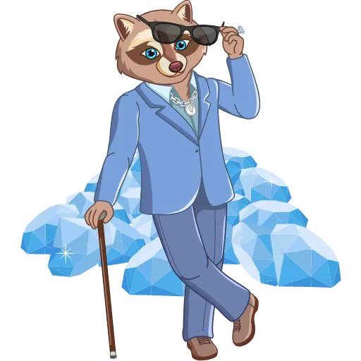 😎 Стикер «Я люблю TON» для Telegram