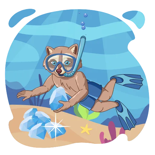 😧 Стикер «Я люблю TON» для Telegram