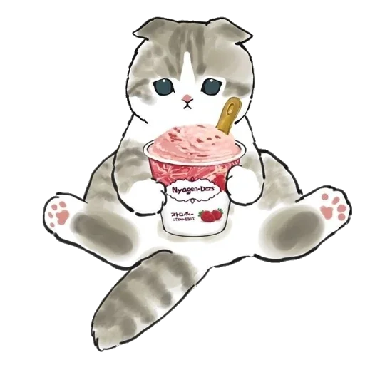 🍦 Стикер «котики для котика» для Telegram