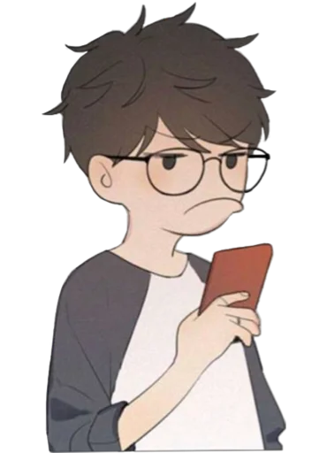 😕 Стикер «яой это жизнь !» для Telegram