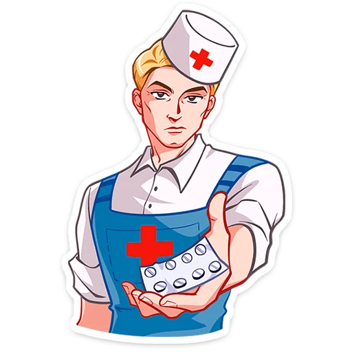 💊 Стикер «Илья и Анфиса» для Telegram