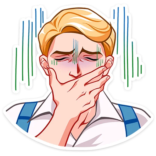 😭 Стикер «Илья и Анфиса» для Telegram
