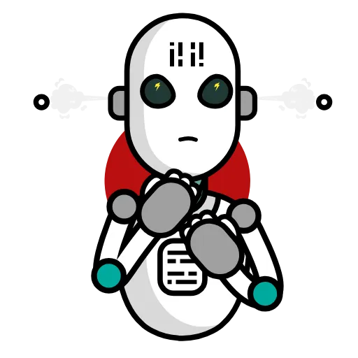 Стикерпак Robot iMe для Telegram