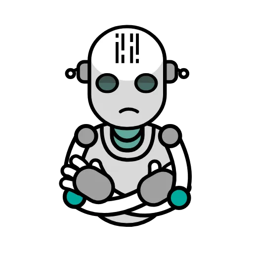 😔 Эмодзи «Robot iMe» для Telegram