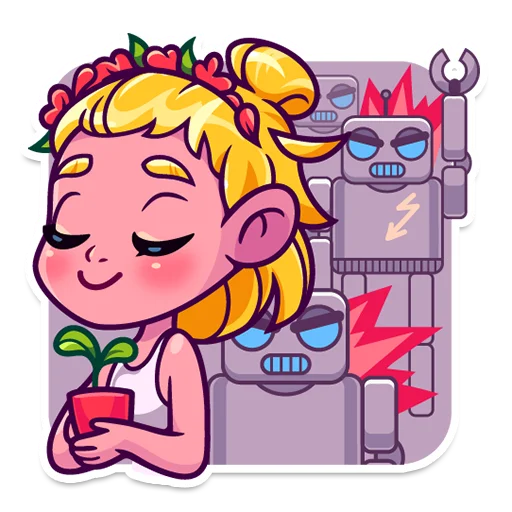 🤖 Стикер «im_fine» для Telegram