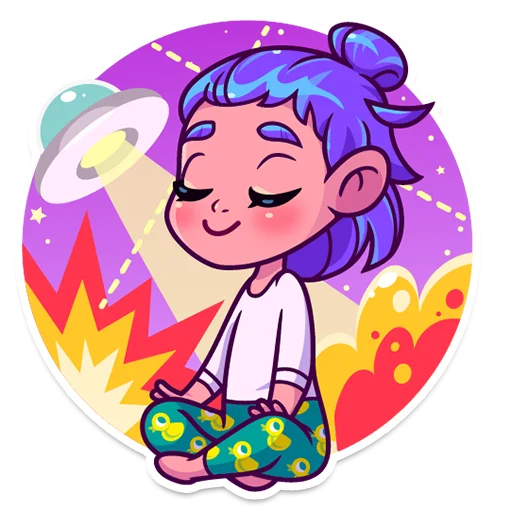 👽 Стикер «im_fine» для Telegram