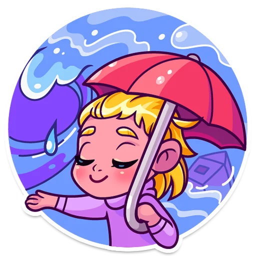 ☔️ Стикер «im_fine» для Telegram