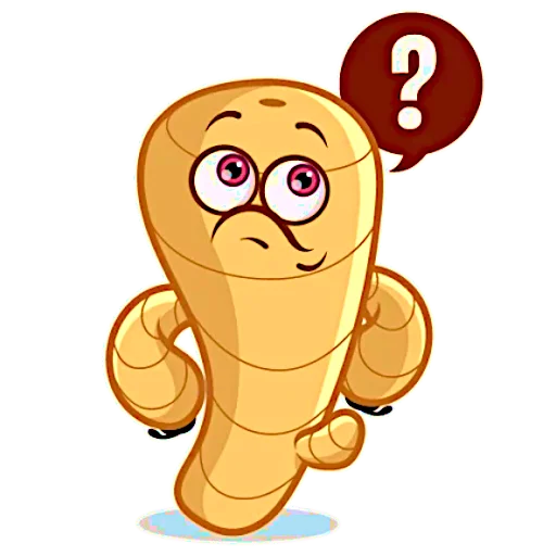 ❓ Стикер «Те самые имбирь с лимоном» для Telegram