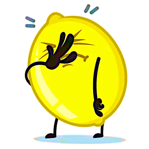 😬 Стикер «Те самые имбирь с лимоном» для Telegram