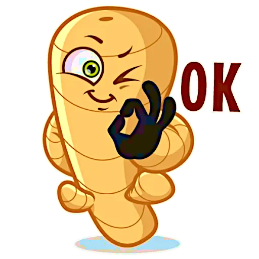 👌 Стикер «Те самые имбирь с лимоном» для Telegram
