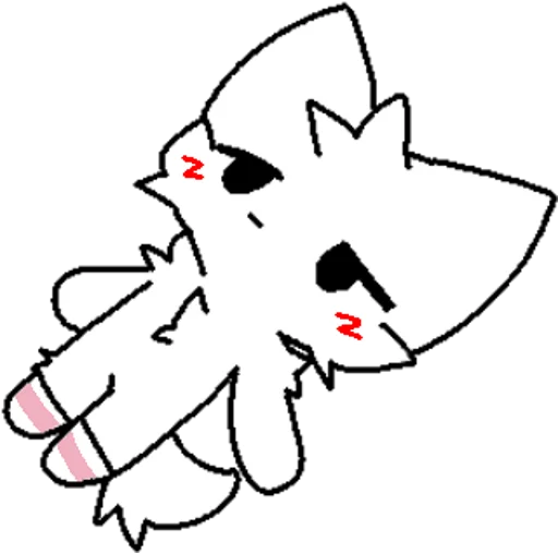 😞 Стикер «Silly cat» для Telegram