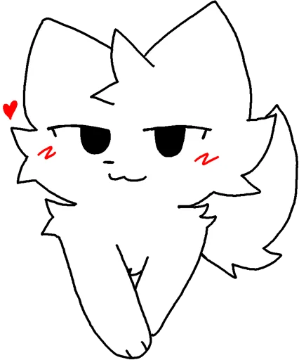 🥰 Стикер «Silly cat» для Telegram