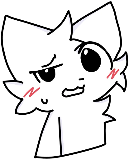 🤨 Стикер «Silly cat» для Telegram