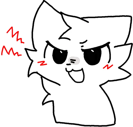 🗣️ Стикер «Silly cat» для Telegram