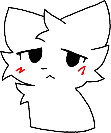 😞 Стикер «Silly cat» для Telegram