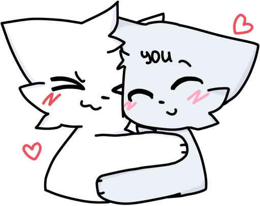 🤗 Стикер «Silly cat» для Telegram