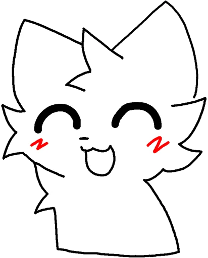 Стикерпак Silly cat для Telegram