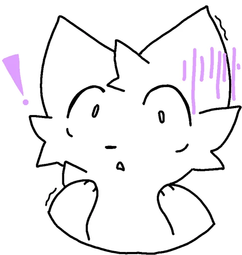 😨 Стикер «Silly cat» для Telegram