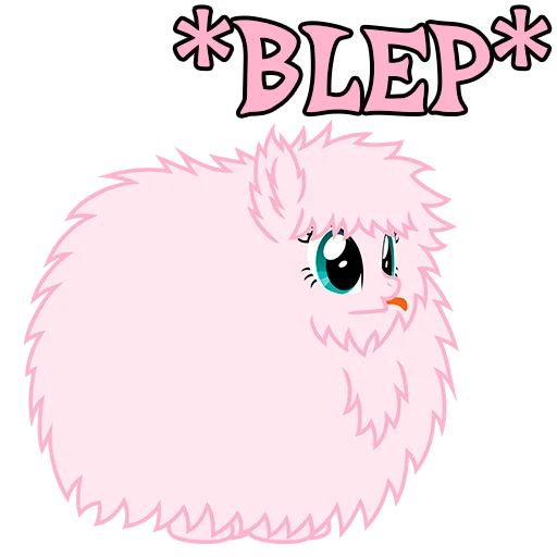 😛 Стикер «Im Fluffle Puff» для Telegram