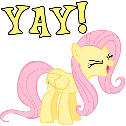 😄 Стикер «Im Fluttershy» для Telegram