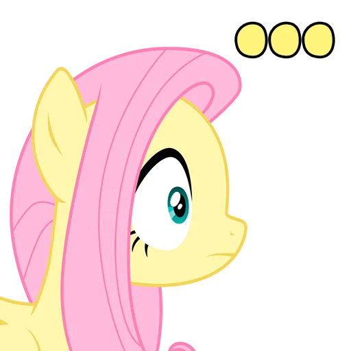 😶 Стикер «Im Fluttershy» для Telegram