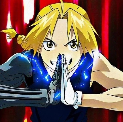 🙏 Стикер «Edward Elric» для Telegram