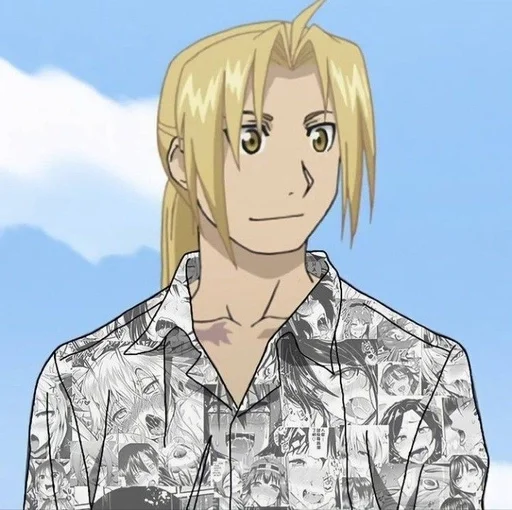 Стикерпак Edward Elric для Telegram