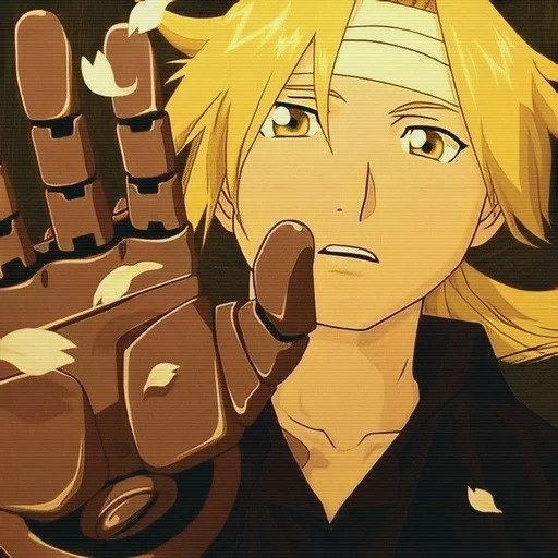 🤚 Стикер «Edward Elric» для Telegram