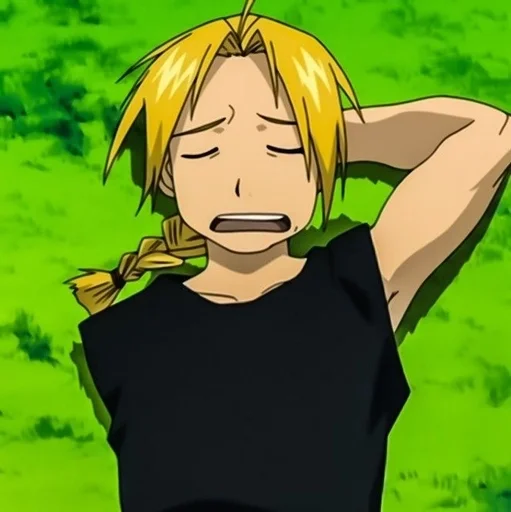 😩 Стикер «Edward Elric» для Telegram