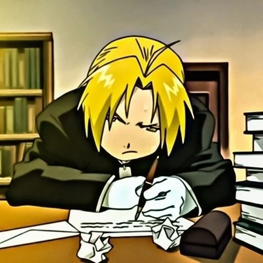 ✍ Стикер «Edward Elric» для Telegram