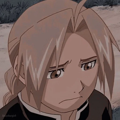 😕 Стикер «Edward Elric» для Telegram