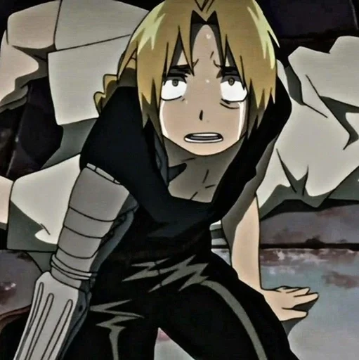 😢 Стикер «Edward Elric» для Telegram