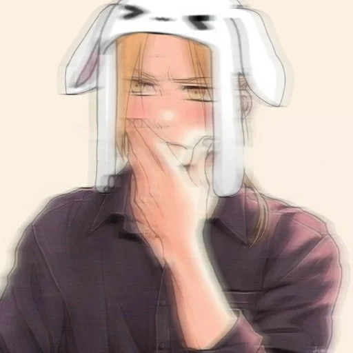 🐰 Стикер «Edward Elric» для Telegram